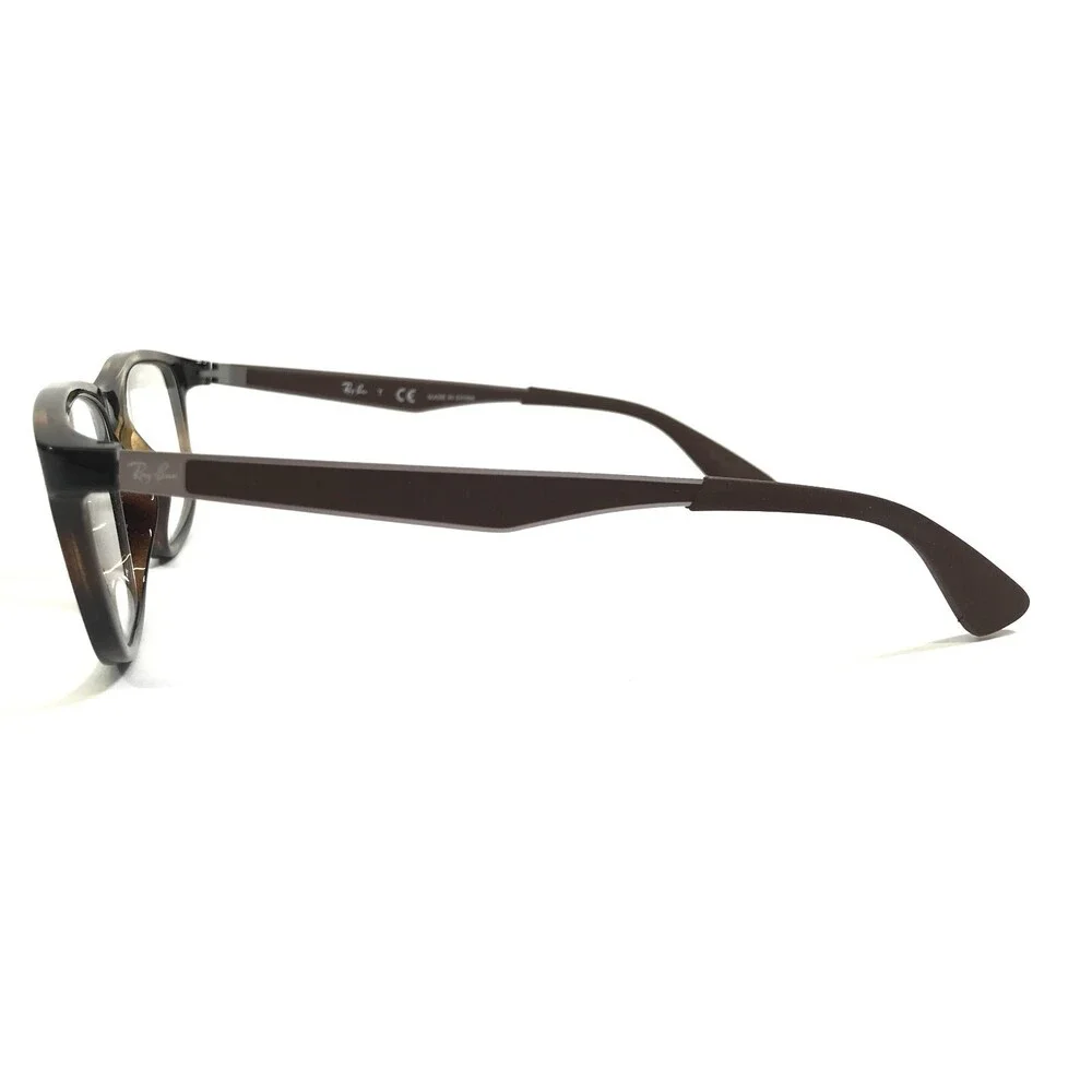 Ray-Ban Eyeglasses Frames RB7055 2012 Tortoise Brown Gray Rectangular 53-17-145
